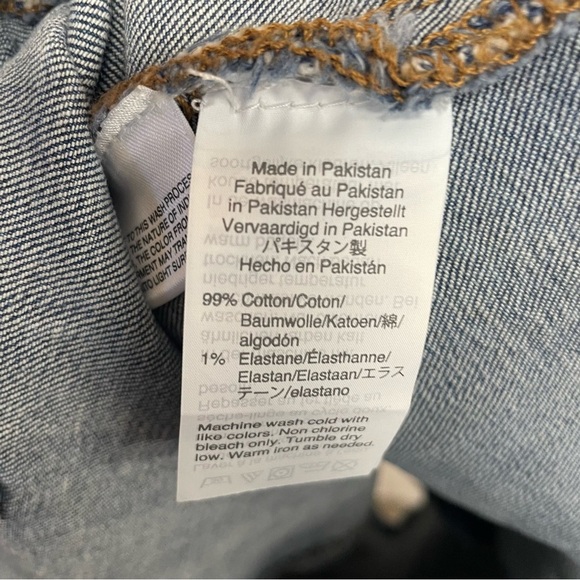 J. Crew Mercantile denim jean mini skirt women’s 4 button up casual classic look - Picture 5 of 6